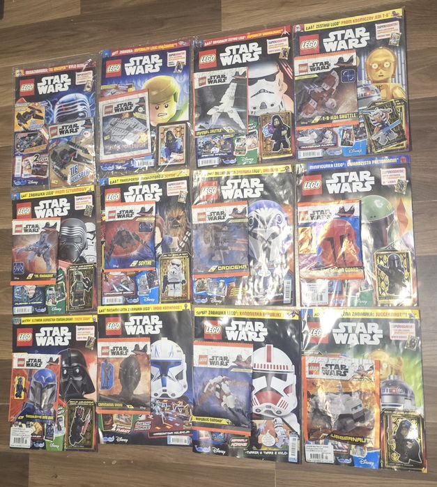 12x gazetka lego Star Wars rożne