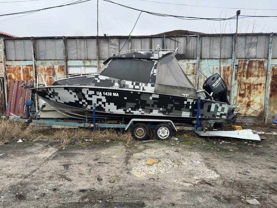 Катер UMS 600 (2013 р.) + мотор Suzuki DF 200 APX (2019 р.)
