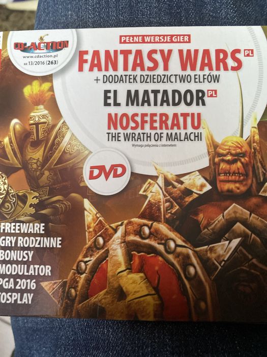 Fantasy Wars Gry DVD gry