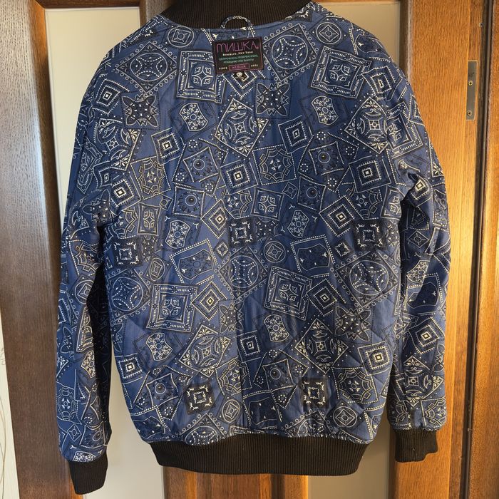 Вінтажна джинсова куртка-бомбер MISHKA NYC розмір L - XL