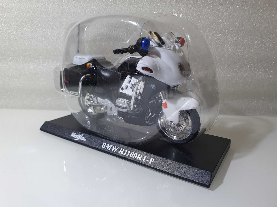 Antiga Miniatura 1/18 ~ "BMW R1100RT-P" ~ Highway Patrol ~ Maisto
