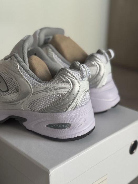 New Balance 530 – Nowe, białe z szarym