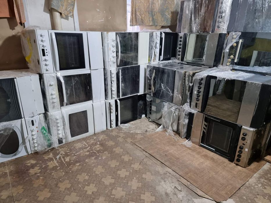 Срібна газова плита Amika vb5641c.Доставка в квартиру-будинок.