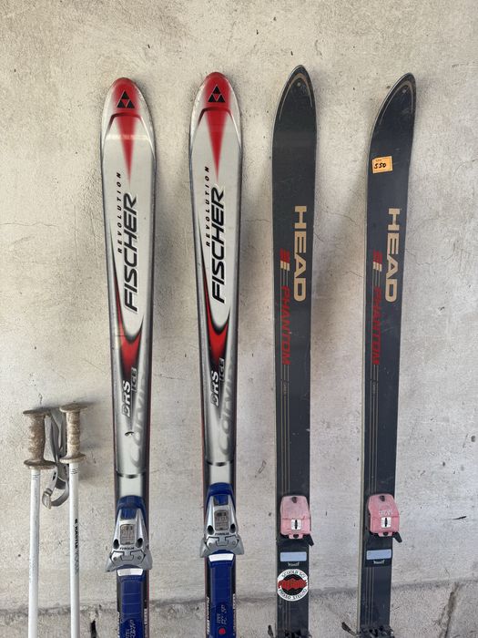 Лижі Дешево  , лижне взуття Salomon , лижні палиці