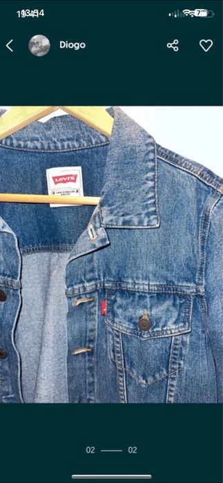 Casaco de ganga Levis