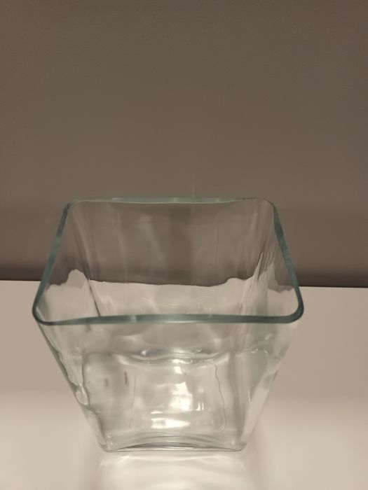 Jarra de vidro retangular