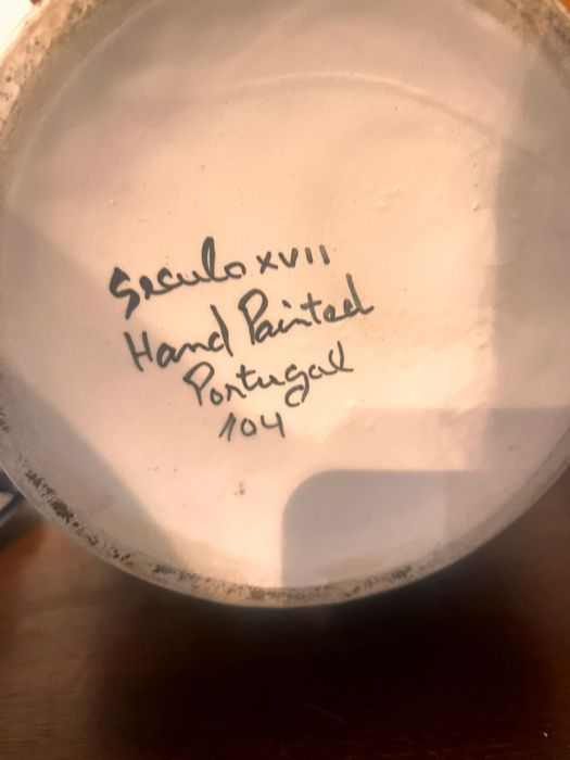 Vaso pintado a mão