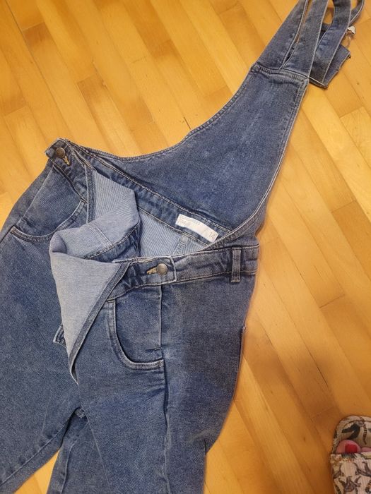 Джинсовий комбінізон для вагітнихх