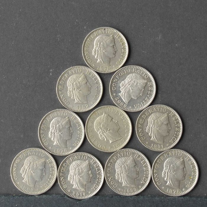 Lot of 10 coins - OLX X10194