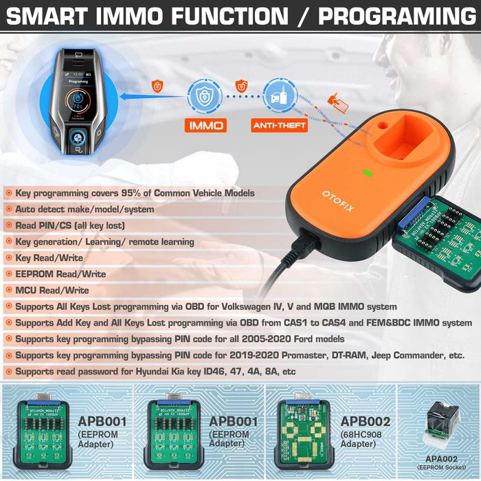 Autel OTOFIX IM1 Máquina Programação Chaves/Diagnóstico OBD (NOVO)