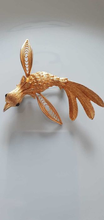 Винтажная брошь, подвеска, серьги