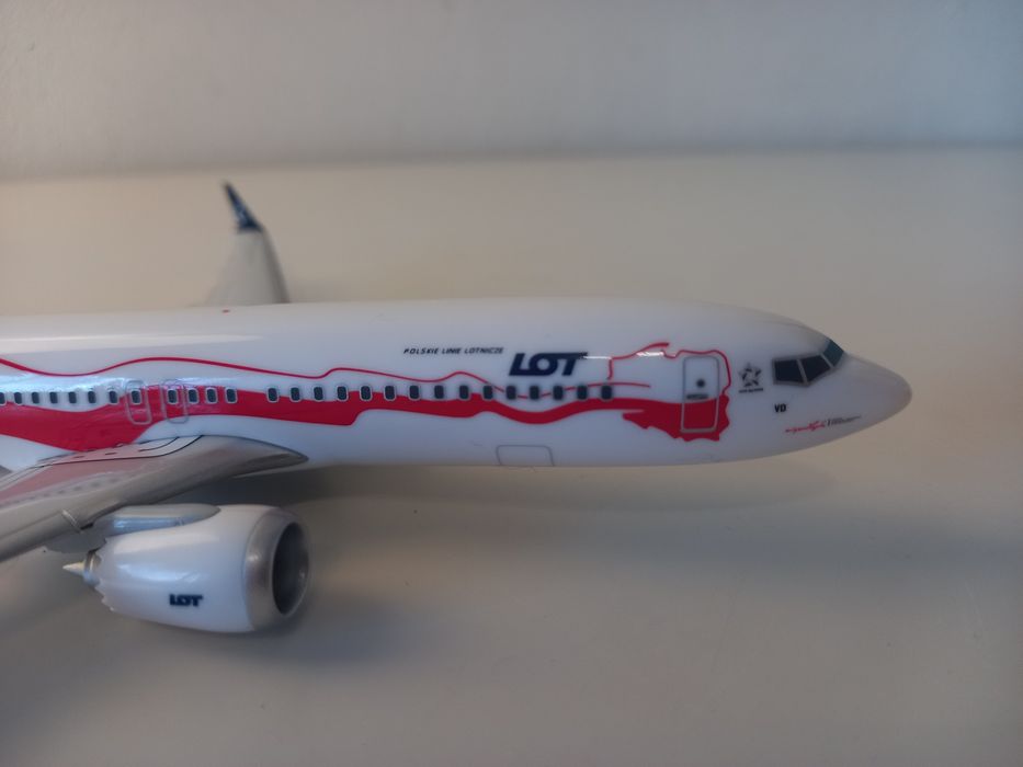 Boeing 737-8 MAX PLL LOT Herpa 1:200
