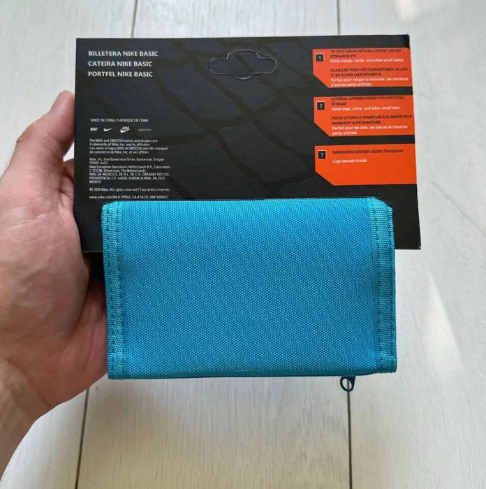 Гаманець Nike Basic Wallet: Блакитний.