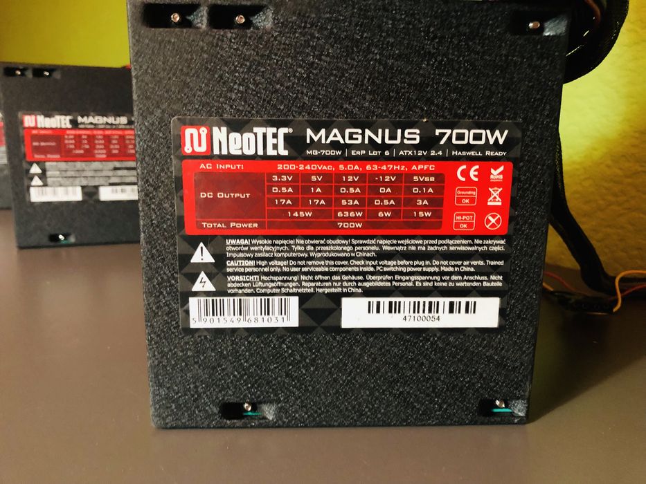 Zasilacz NeoTec Magnus 700w