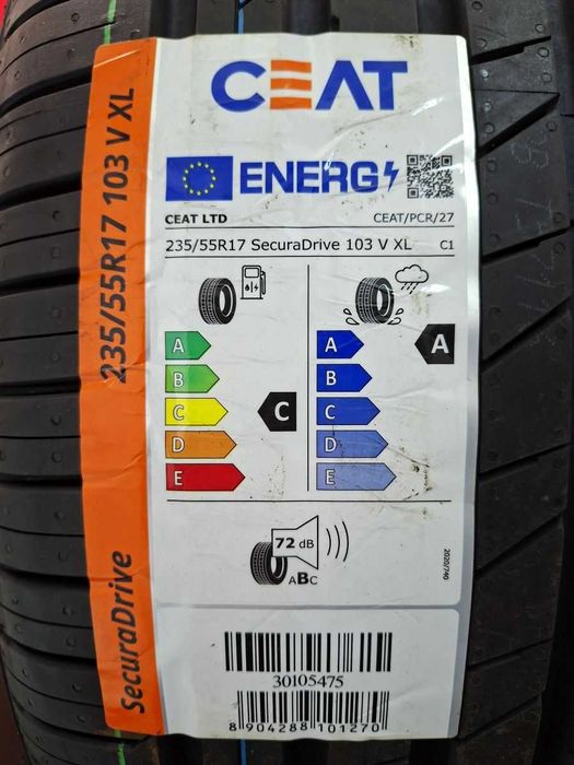 235/55 R17 103 V XL Nowe letnie opony Ceat Securadrive