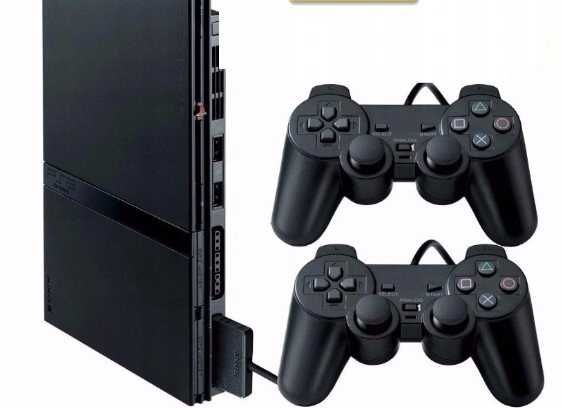 Konsola Playstation 2 Slim + 2 pady, sklep Tychy, wymiana gier, konsola ps2