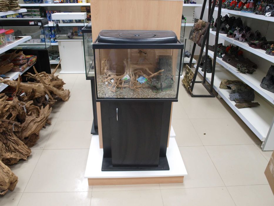 Akwarium 60x30x40 72l zestaw