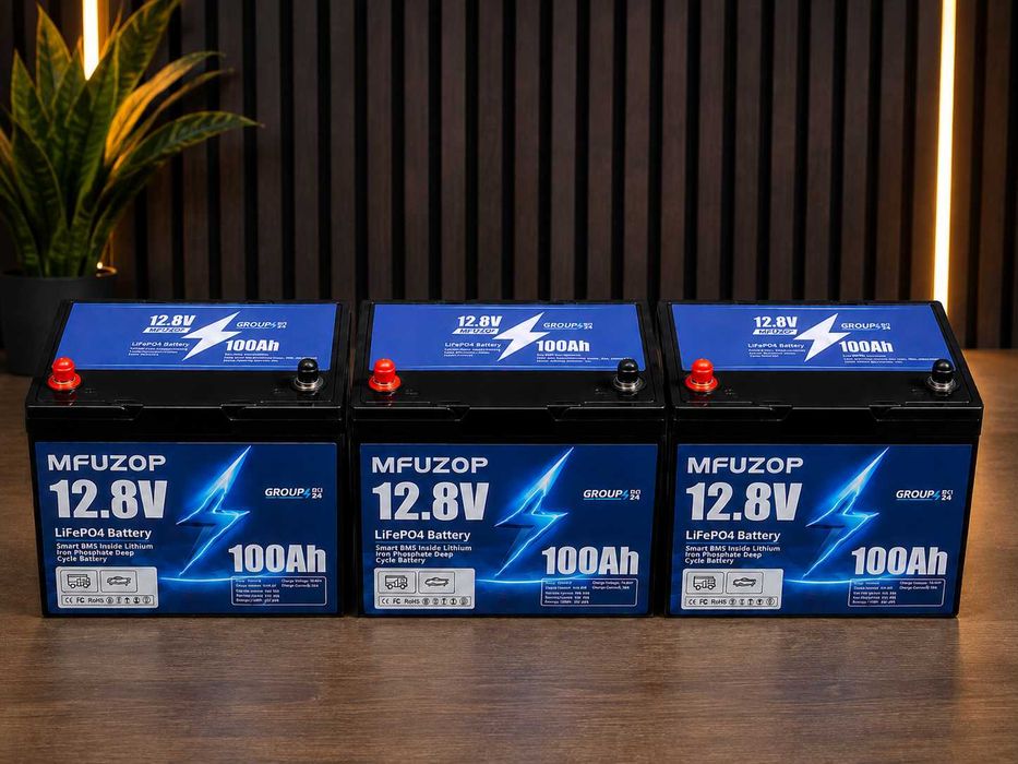 Аккумулятор LiFePO4 12V/100Ah DAT. BOSS, Mfuzop з BMS для систем рез. живлення. Акумулятор 100 ампер. Безкоштовна доставка.