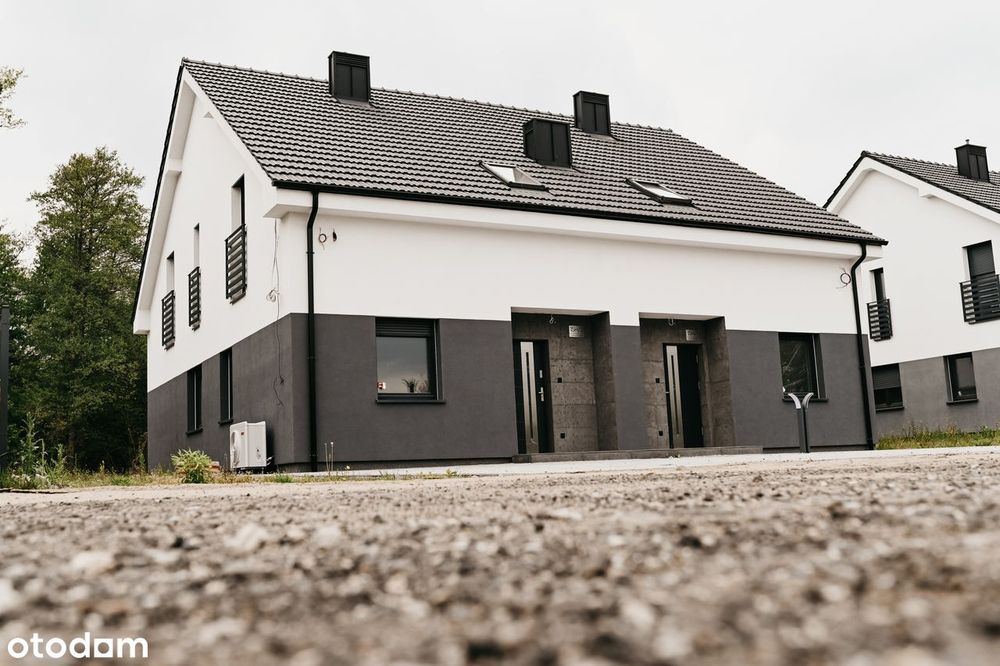 Nowoczesny bliźniak przy lesie | 95 m² | Pompa ciepła