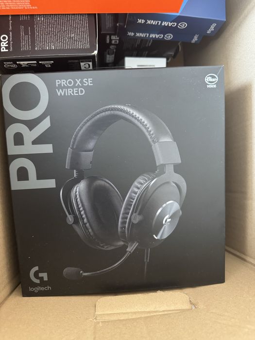Навушники Logitech g pro x se wired
