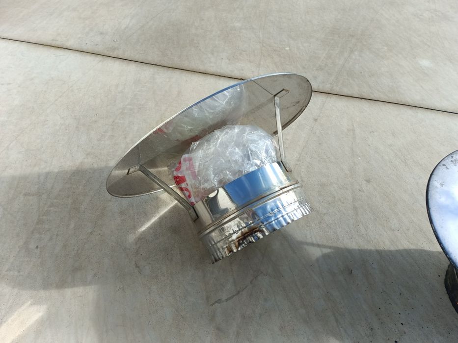 Capacete inox para chaminé 200mm