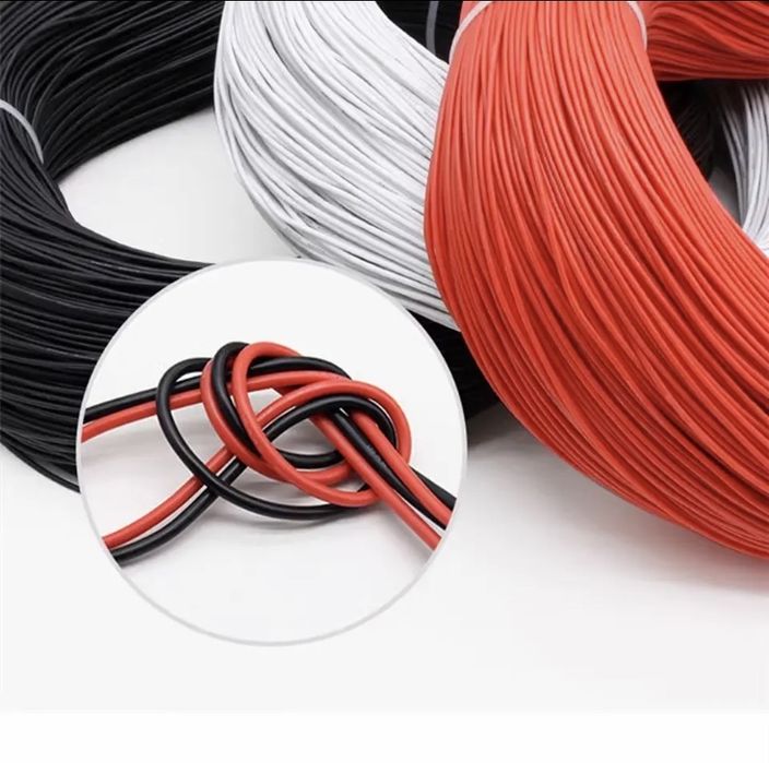 Силіконовий м‘який провід AWG 12, AWG 14, AWG20, AWG22