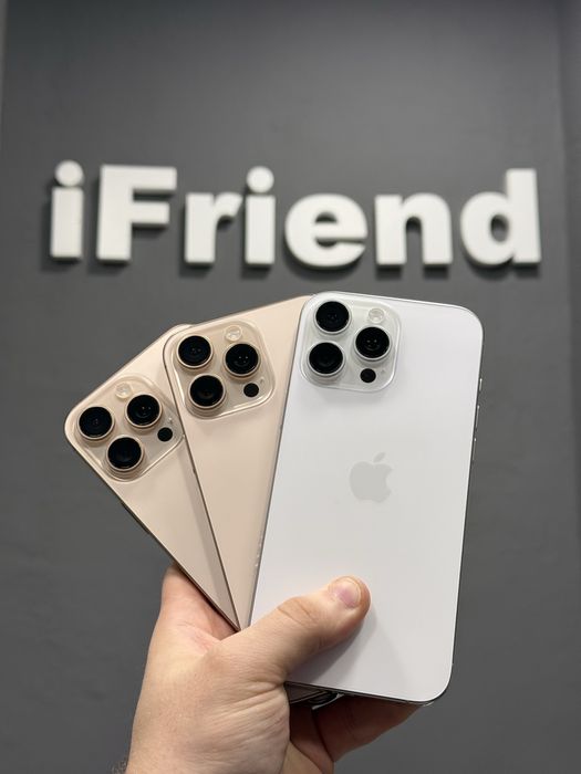 New open iphone 16 pro max 256gb black, natural, white, desert