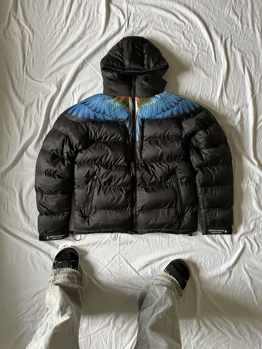 Пуховик marcelo burlon / куртка marcelo burlon / марсело бурлон