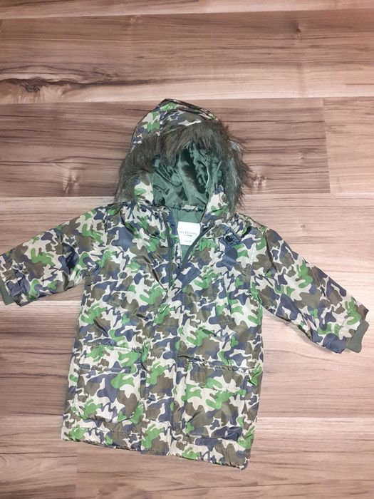 Kurtka parka moro 74 dla chłopca