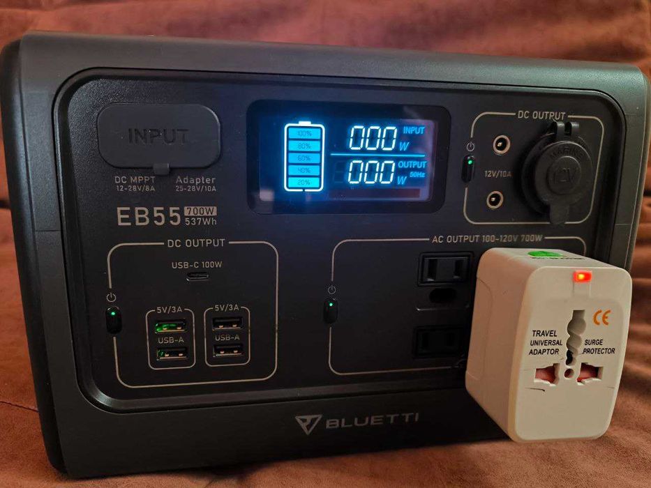 Зарядна станція Bluetti EB55   537 Вт·год  павербанк