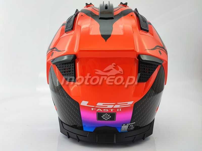WYPRZEDAŻ Kask LS2 MX708 Fast 2 WASH Red Enduro/Cross /ATV
