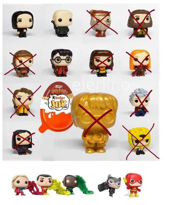 Kinder Joy Stranger Things\Дивні дива\Harry Potter\Гаррі Поттер\DC