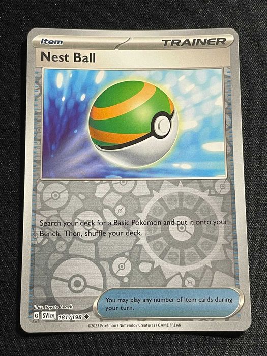 Carta Pokémon Nest Ball 181/198 Scarlet & Violet