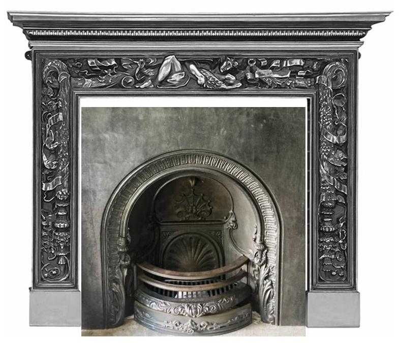 Kominek wiktoriański z II poł. XIX w.