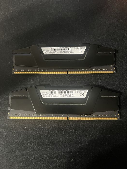 DDR4 16gb 3200mhz CL16 G.Skill Ripjaws