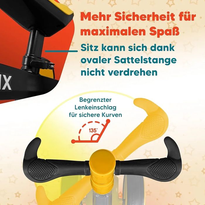 Dziecięcy rowerek biegowy Rotfux od 1 roku