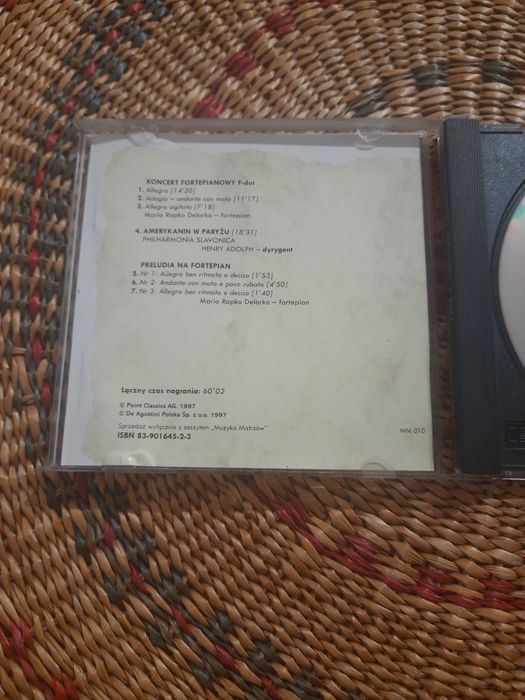 CD z muzyką Gershwin