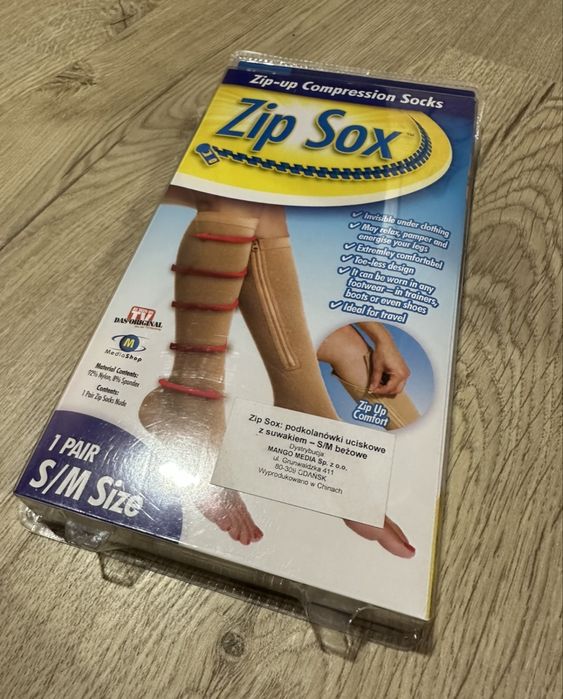 Zip sox podkolanówki