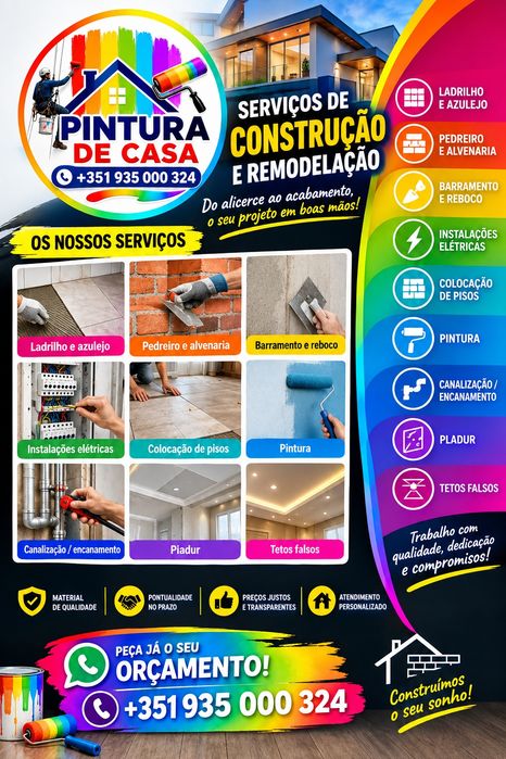 Pintura e Reparos de casa e prédio comercial e privado