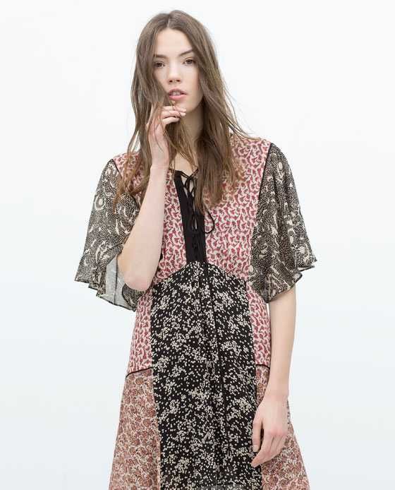 Vestido comprido Zara