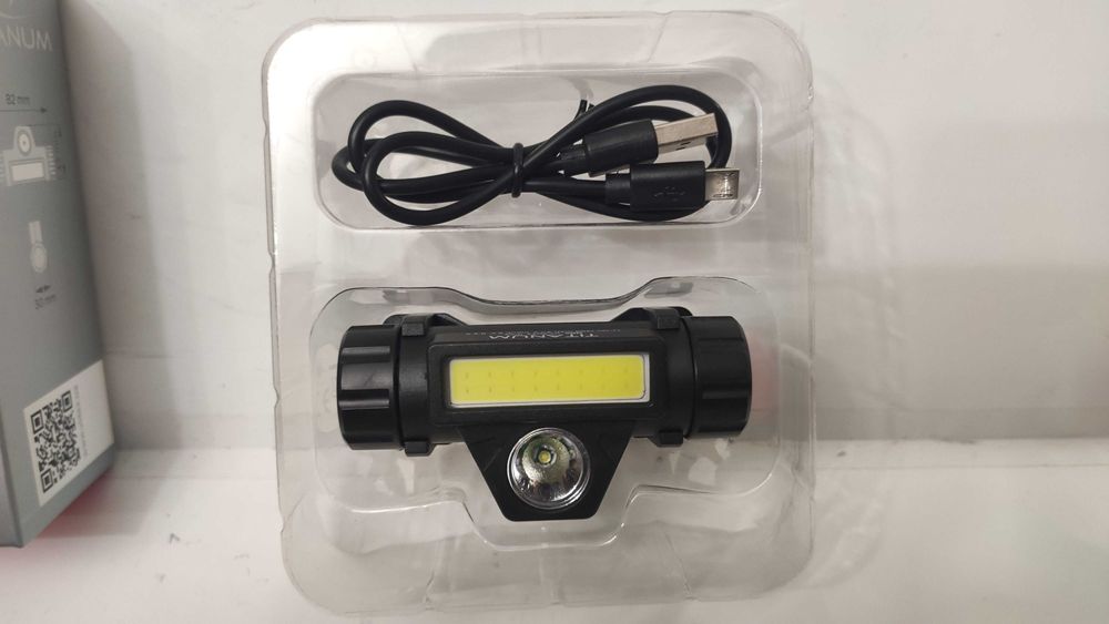 Ліхтарик (фонарик) акумуляторний налобний LED TITANUM TLF-H04