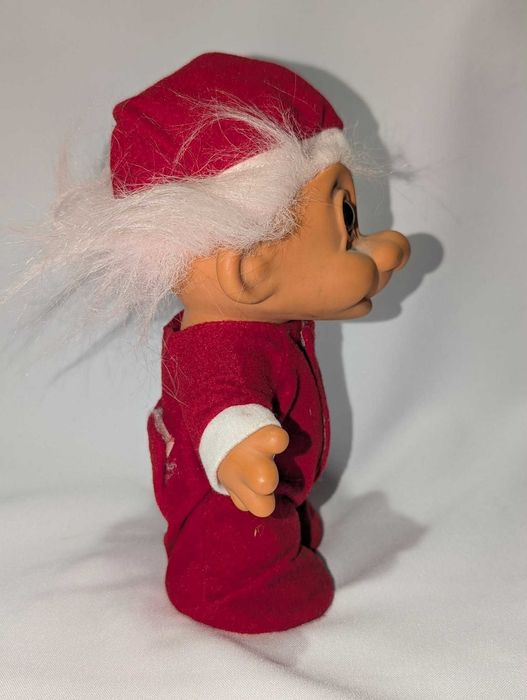 Russ Troll Świąteczny Mikołaj 20 cm Vintage Figurka Doll