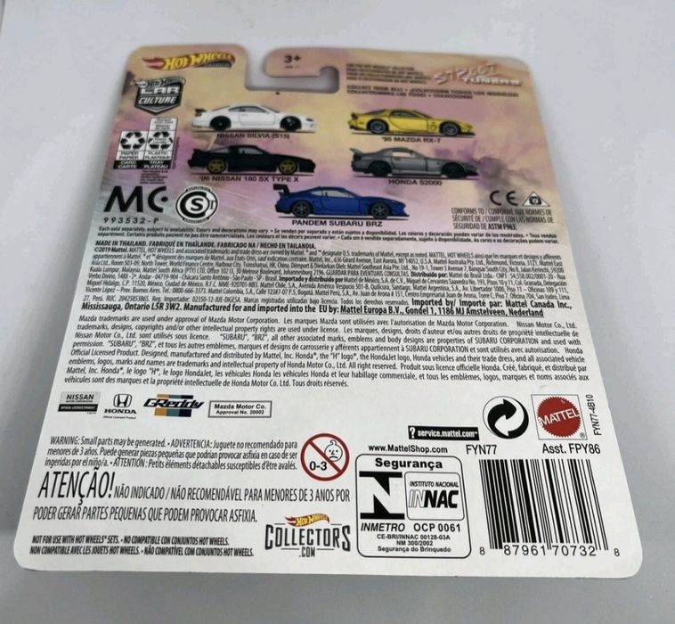 Honda S2000 Street Tuners Hot Wheels Premium