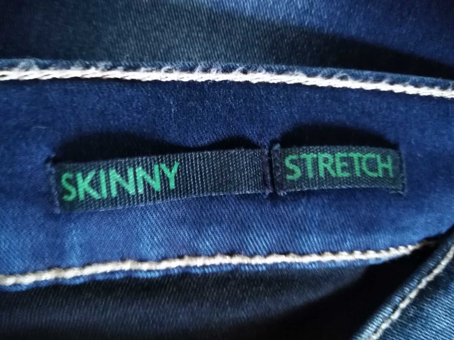 Calças Ganga Azuis Benetton Jeans 3XL 170cm 13-14 Anos