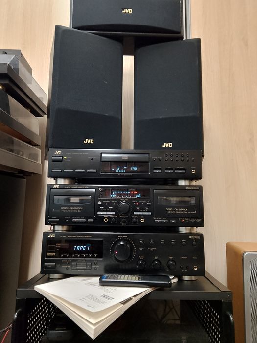 JVC Amplituner RX 416V cały zestaw z kolumnami Okazja !!!!