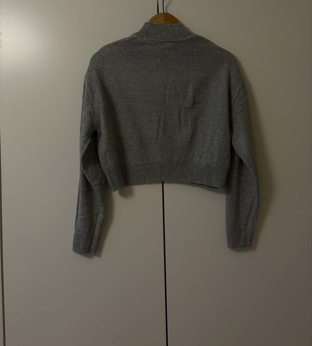 szary swetrowy golf h&m