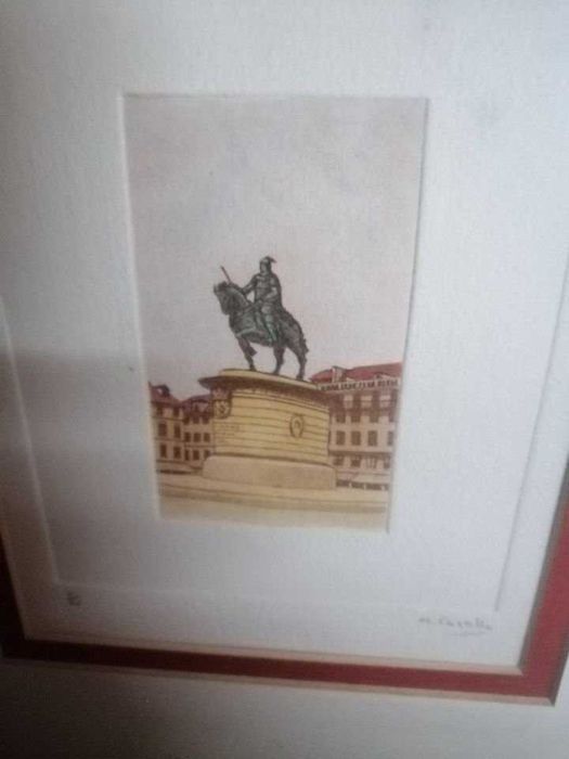 Quadro - Litografia assinada e numerada M. Castillo