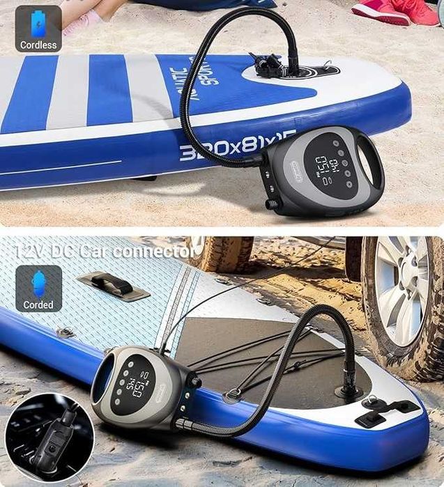 Dr.Meter Elektryczna Pompa Akumulatorowa do Pompowania SUP 5200 mAh