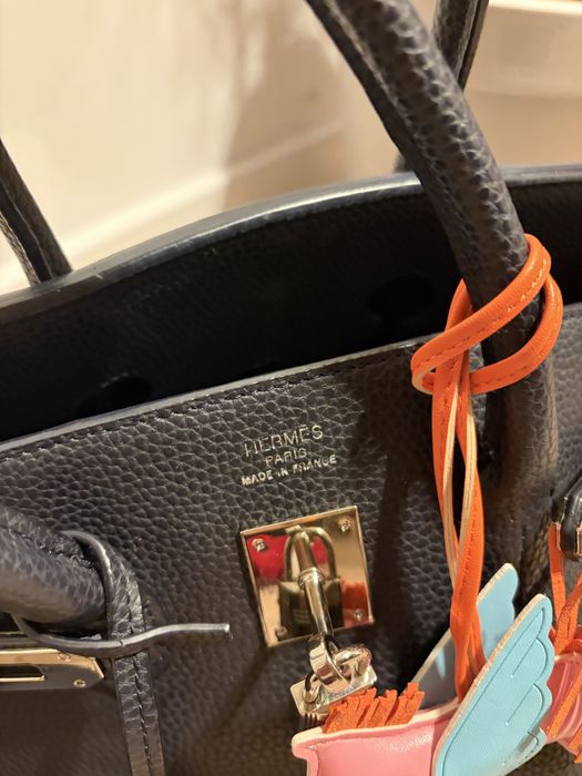 Torebka Hermes  granatowa duza