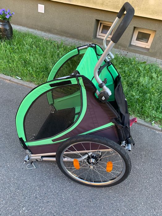 Przyczepka rowerowa 2 osobowa Prophete ŁADNA ale bez kół